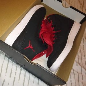Black and Red New Jordan's 7y